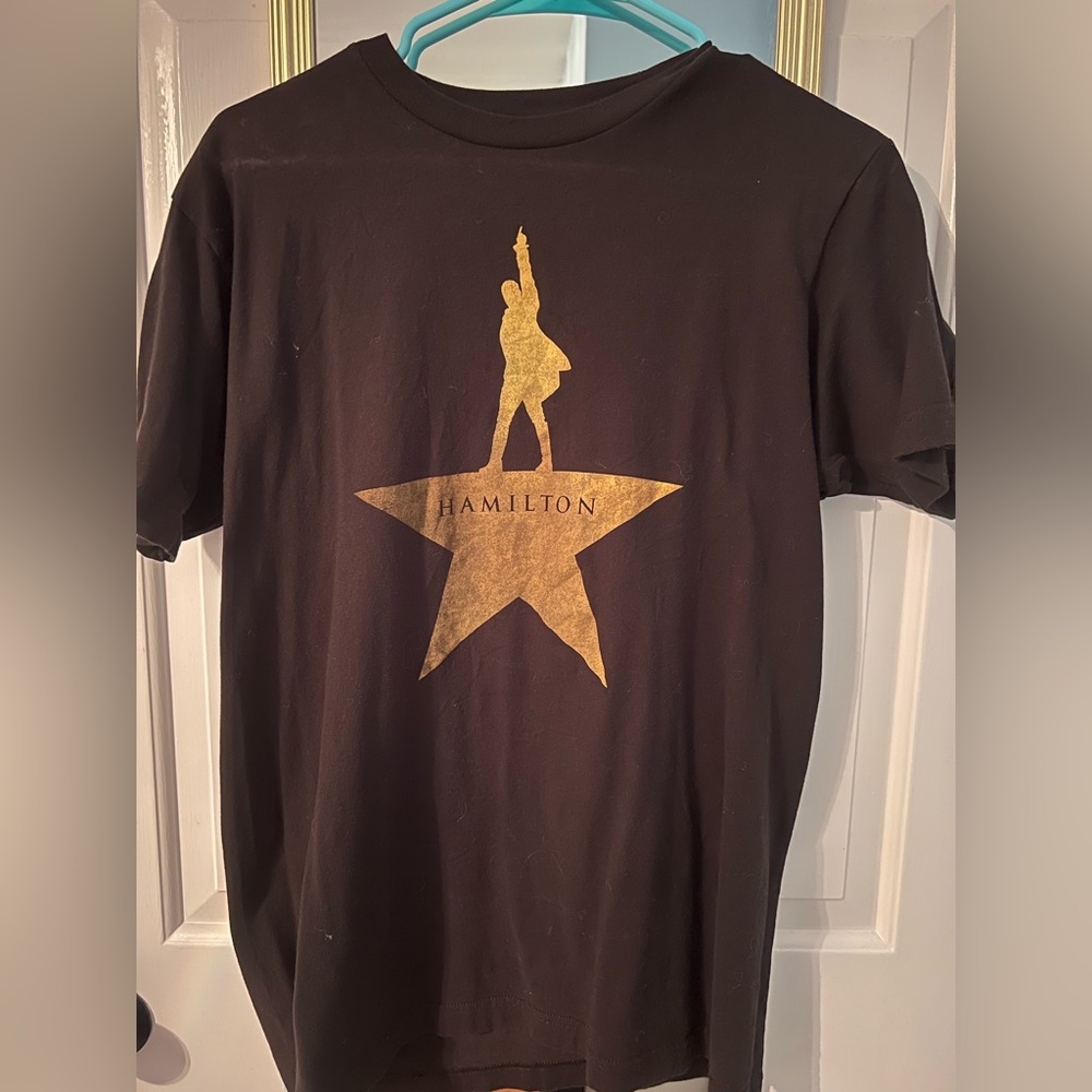 Black and Gold Hamilton T-Shirt